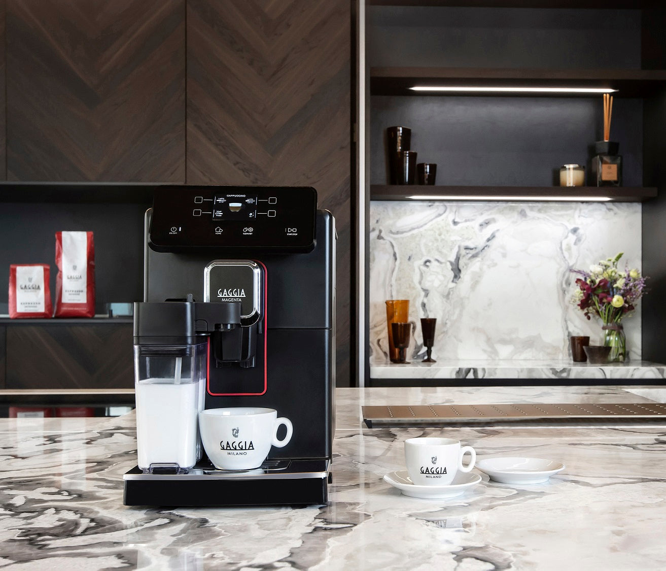 Maquina Gaggia Cafeteira Espresso Automática Magenta Prestige com Moedor