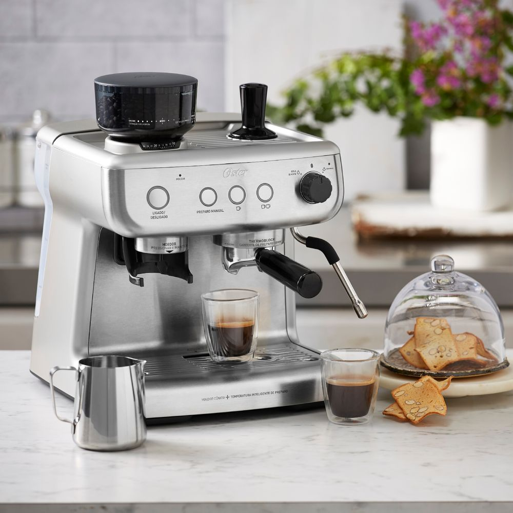 Cafeteira Manual Espresso Oster Xpert Perfect Brew