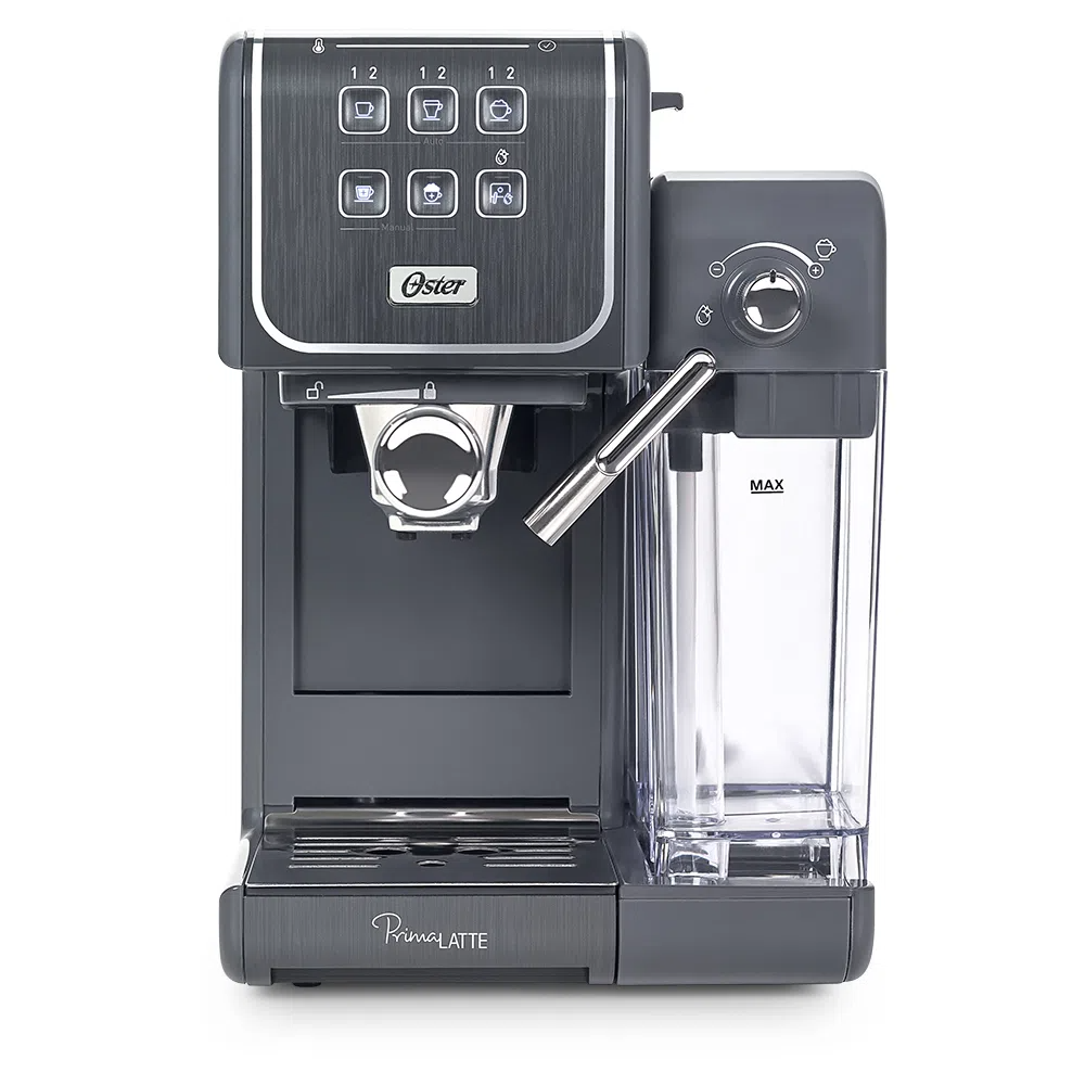 Cafeteira Máquina Espresso Oster PrimaLatte Touch Cinza