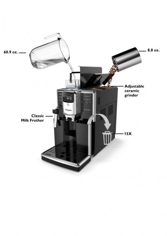 Cafeteira Gaggia Maquina Expresso Automática Anima Pannarello Italiana com Moedor