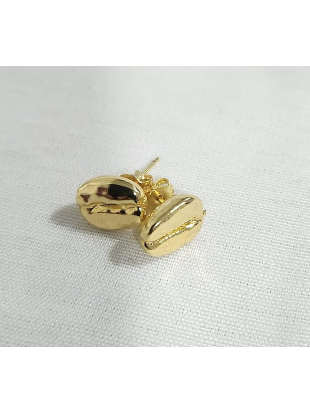 BRINCO FIXO OURO AMARELO GRÃO BOURBON