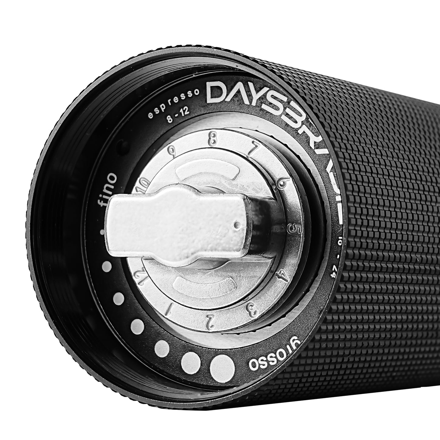 Moedor de café manual com 7 lâminas.