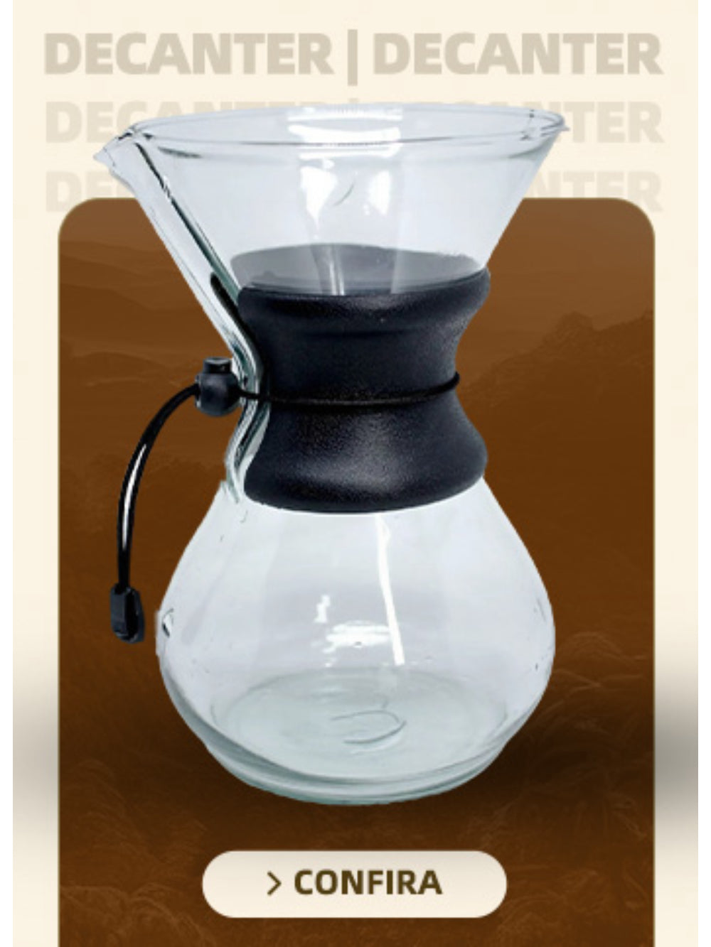 Decanter tipo Chemex
