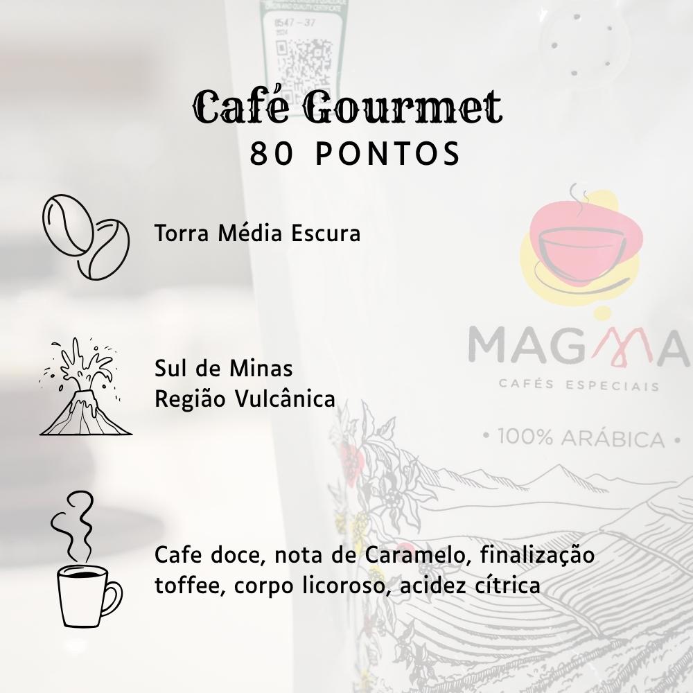Café Magma Gourmet Grãos 500g