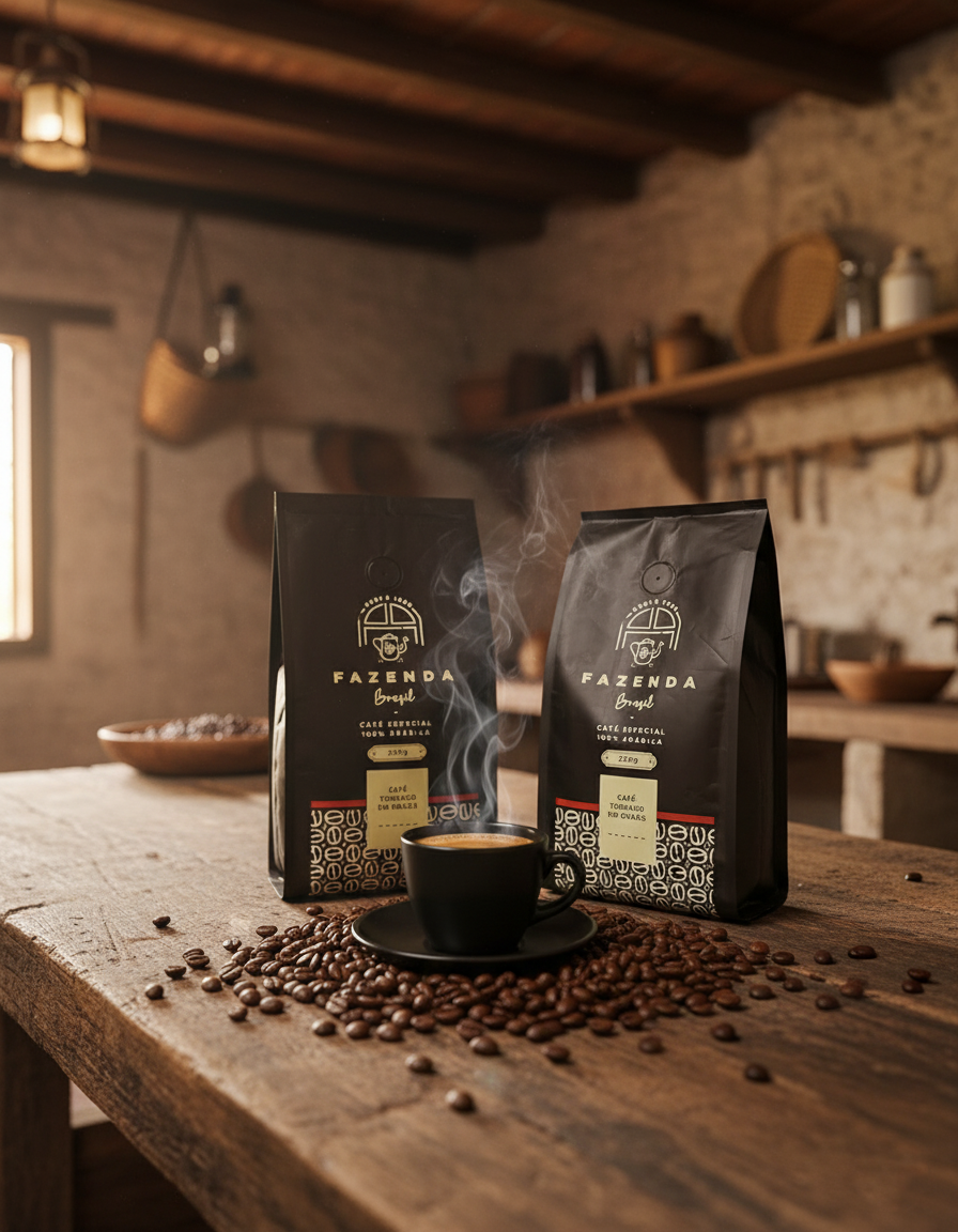 Café Especial +84 Pts Fazenda Brasil 250g Sul de Minas