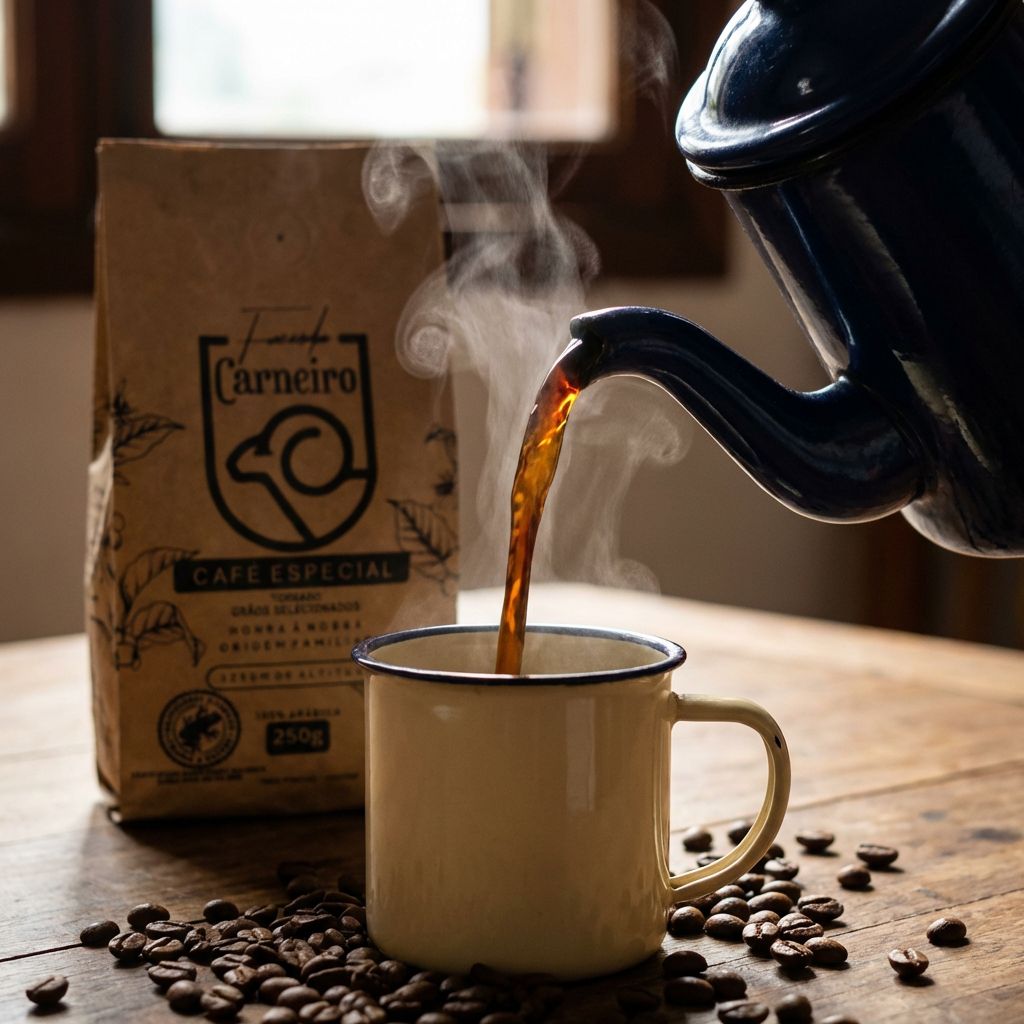 Café Especial +84 Pts Fazenda Carneiro 250g Sul de Minas