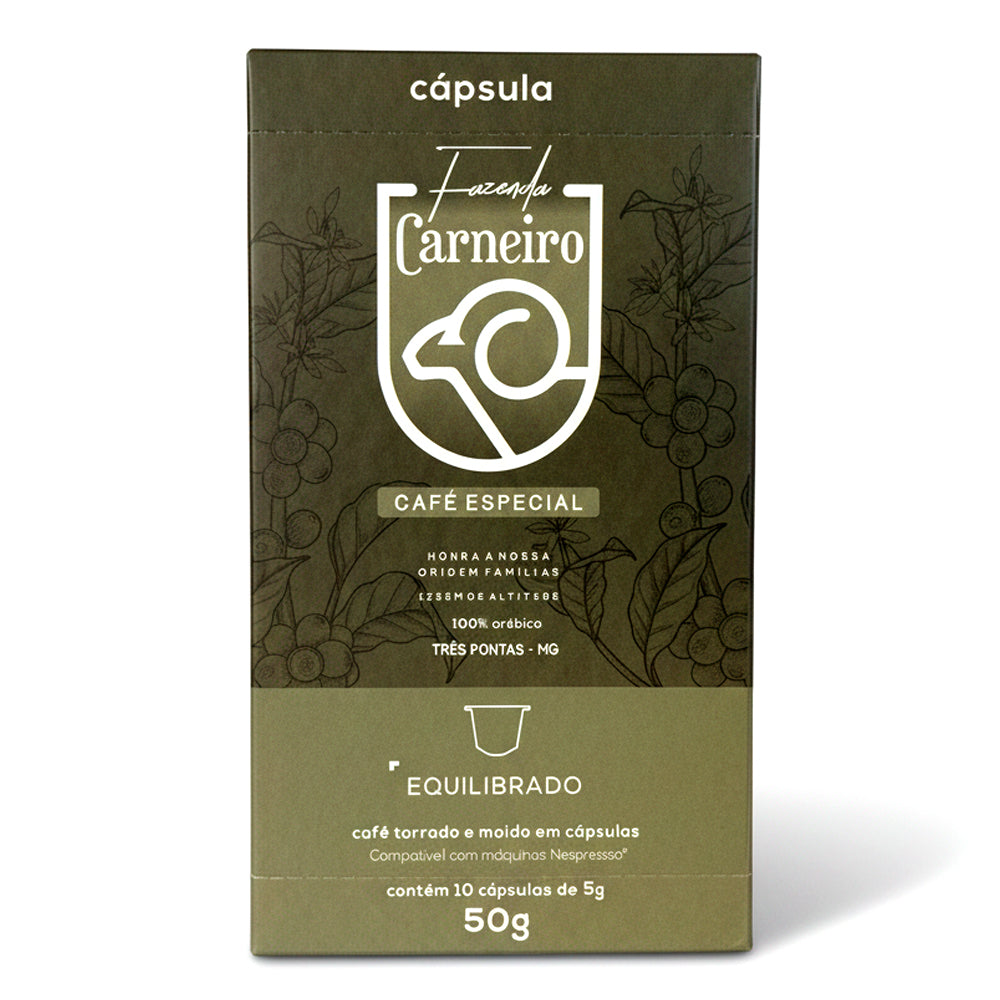 Cápsula Café Especial Fazenda Carneiro 10un (50g) Sul De MG