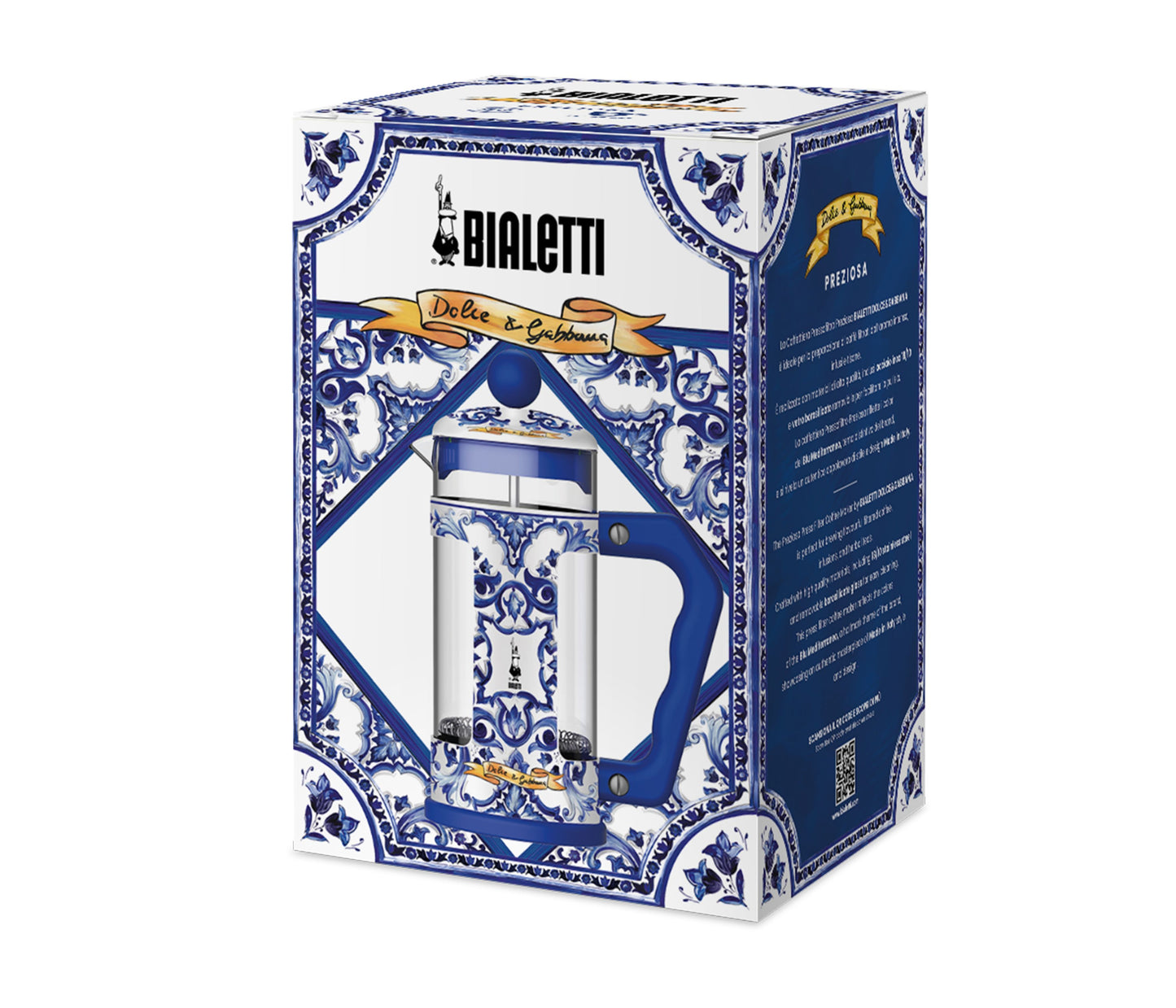 Cafeteira French Press Dolce & Gabbana 350ml Bialetti Blu Med