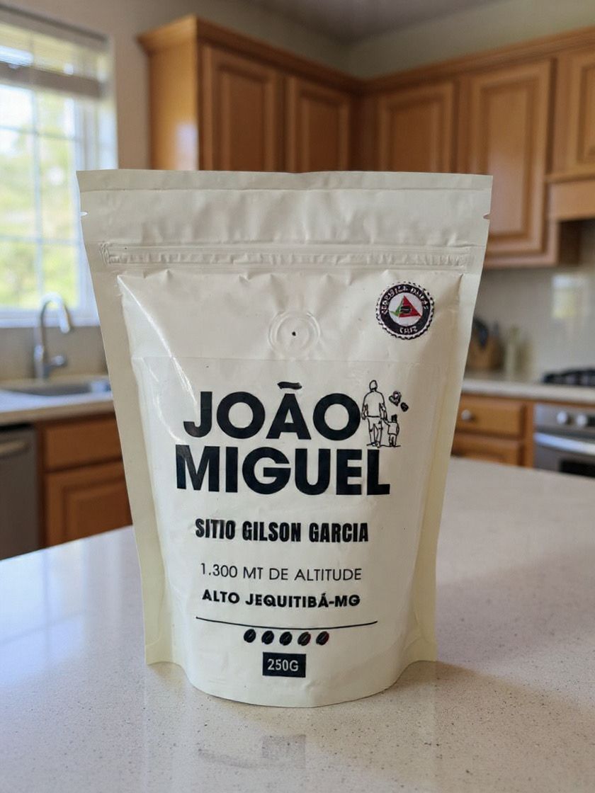 Café João & Miguel em grãos 250g edição branca