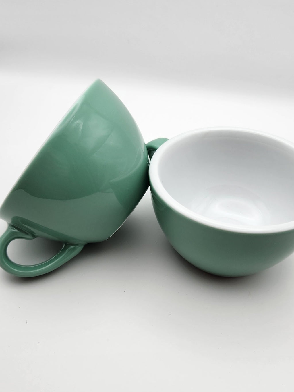 Dupla de xícaras Egg 150mL LOVERAMICS - Flat White