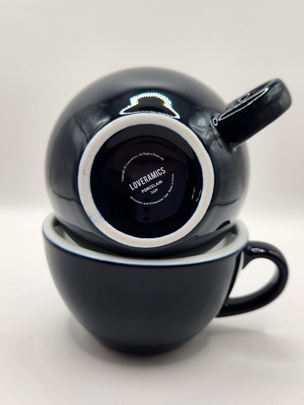 Dupla de xícaras Egg 200mL LOVERAMICS - Capuccino