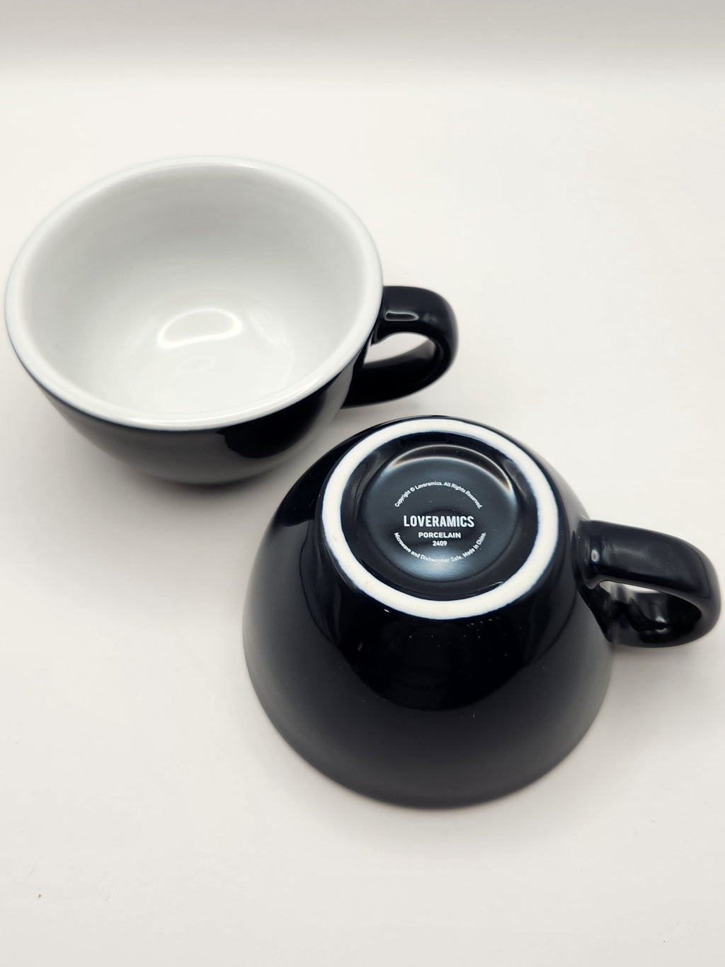 Dupla de xícaras Egg 150mL LOVERAMICS - Flat White