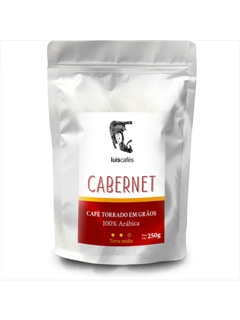 Café Especial Cabernet Torrado e Moído 250g Moagem Grossa moído para Prensa Francesa