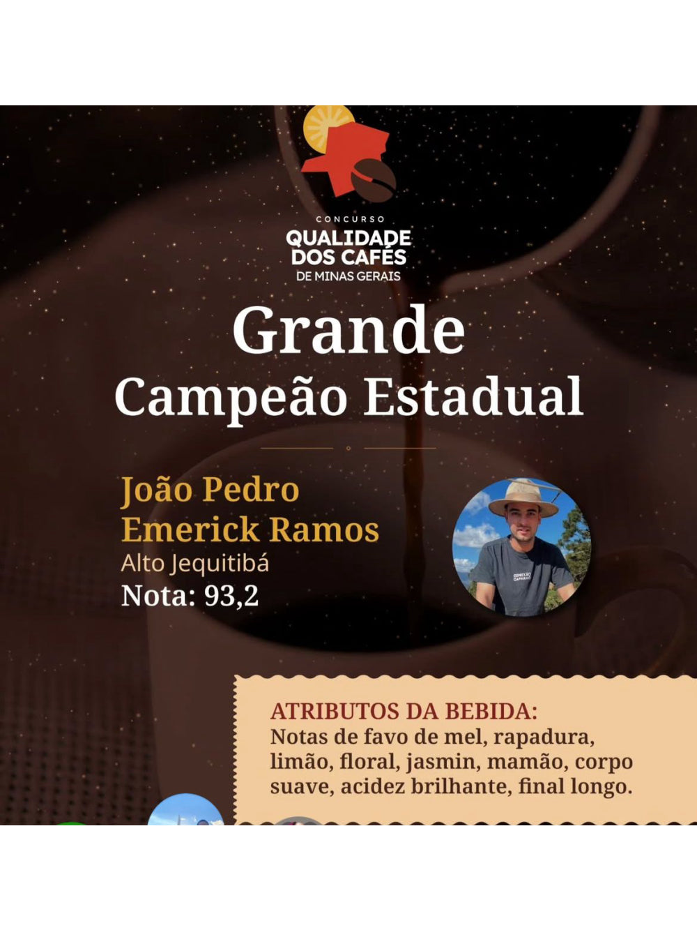 Café João & Miguel em grãos 250g