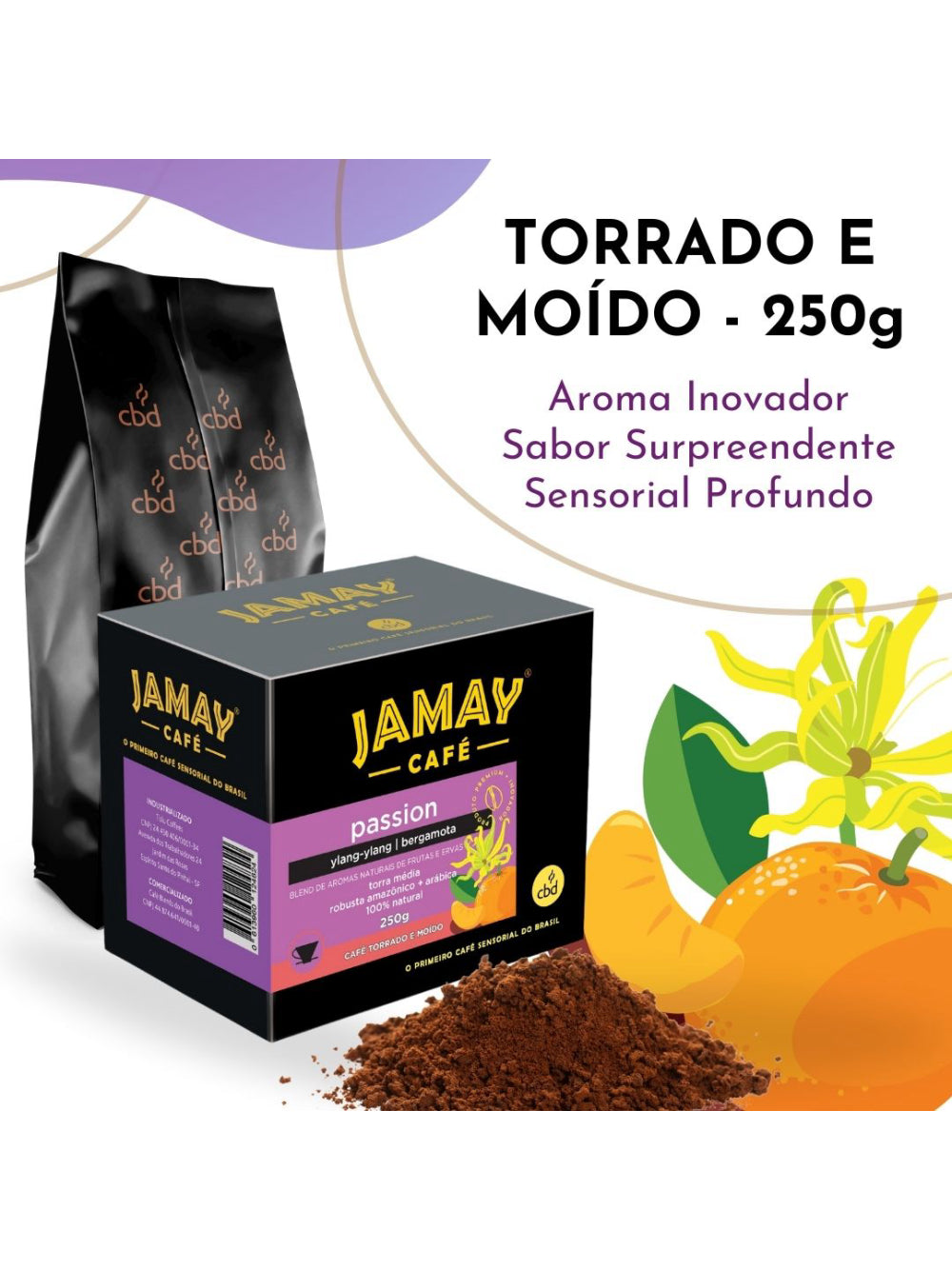 JAMAY Café Passion MOÍDO Sachê 250g