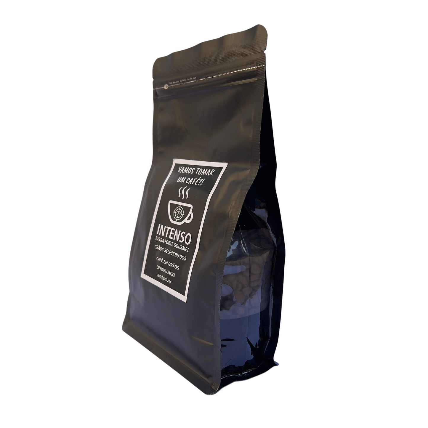 Café intenso em grãos torra escura Vamos Tomar Um Café 250g