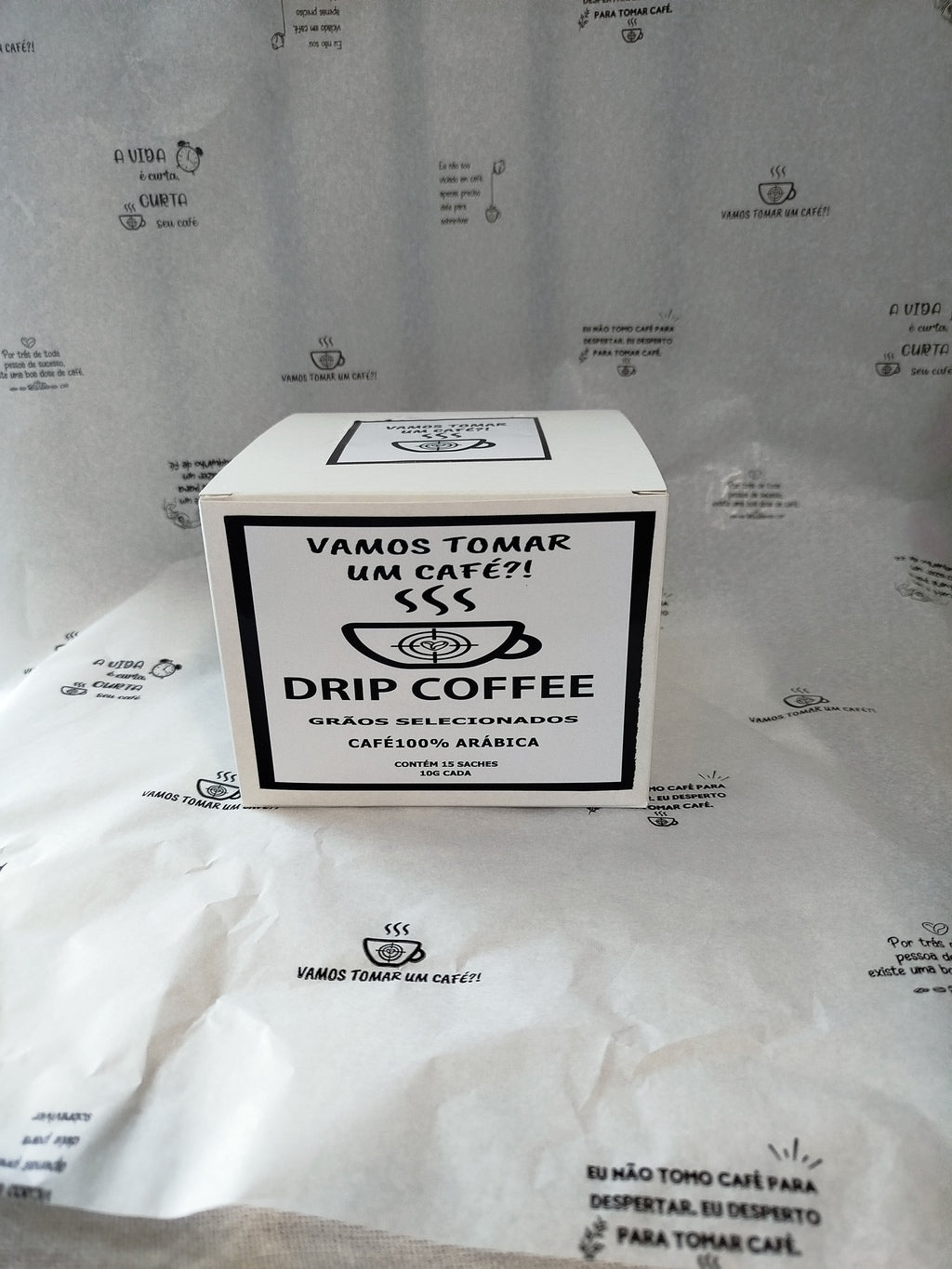 Drip Coffee torra média tradicional Vamos Tomar Um Café
