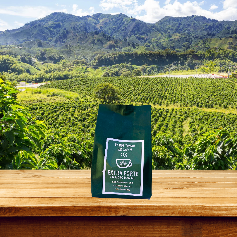 Café Extra forte tradicional Vamos Tomar Um Café 250g