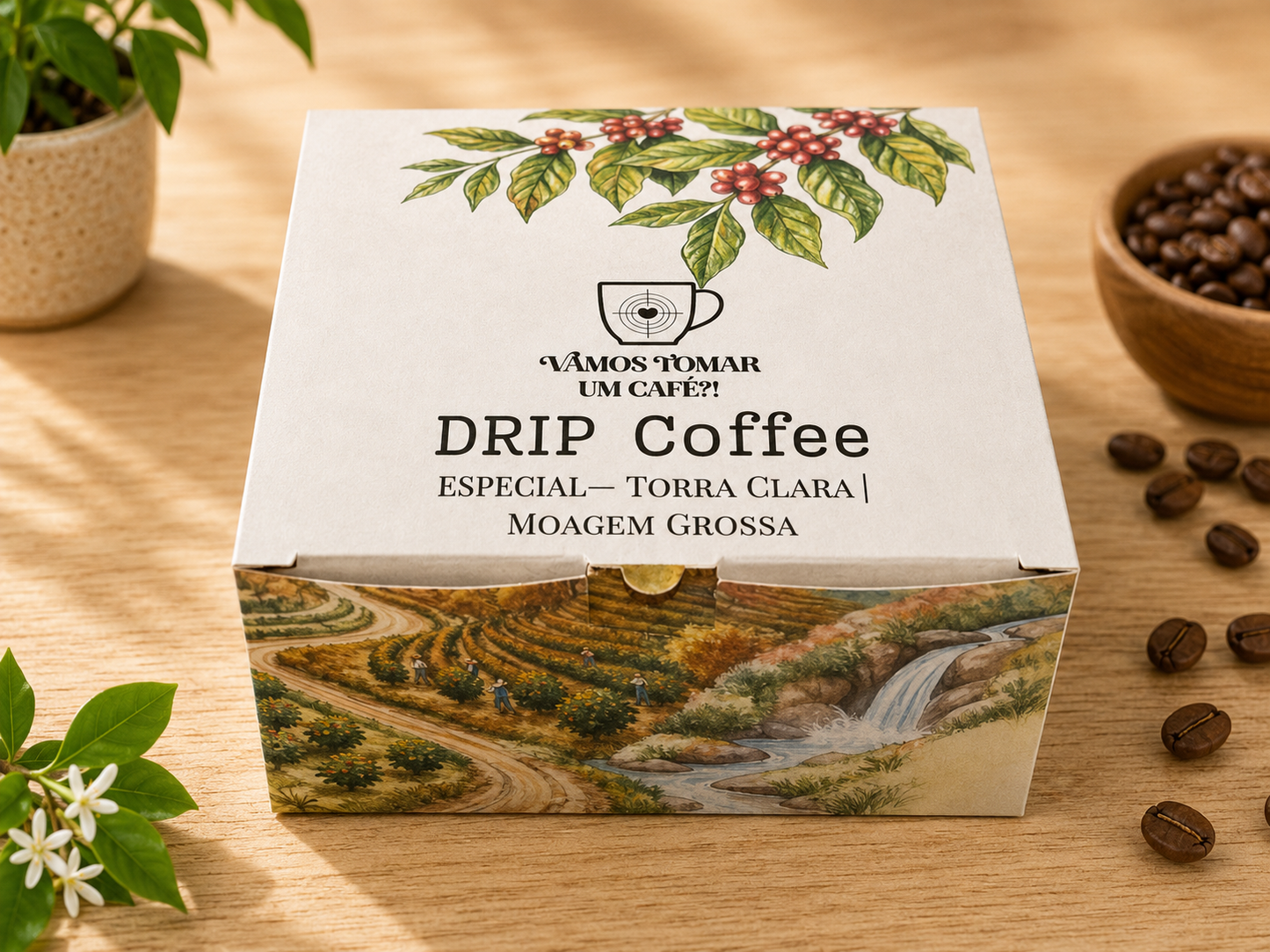 Drip coffee especial 10 unidades Vamos Tomar Um Café