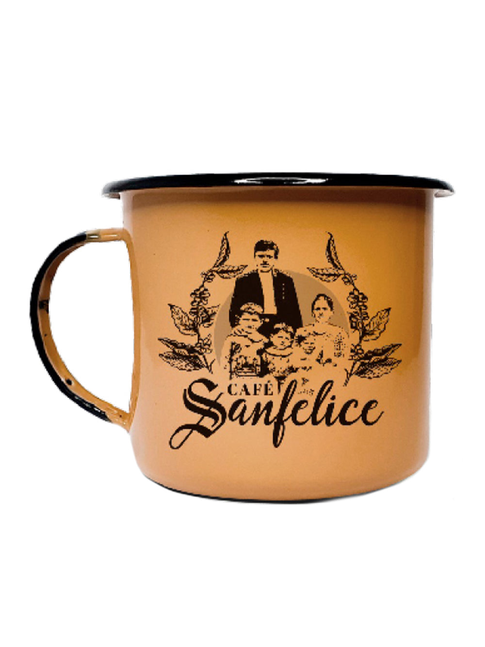 XÍCARA SANFELICE ESMALTADA 160ML