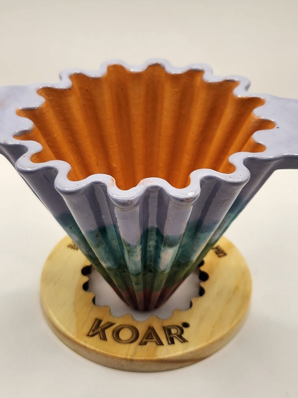Método Koar cerâmica lilás e azul