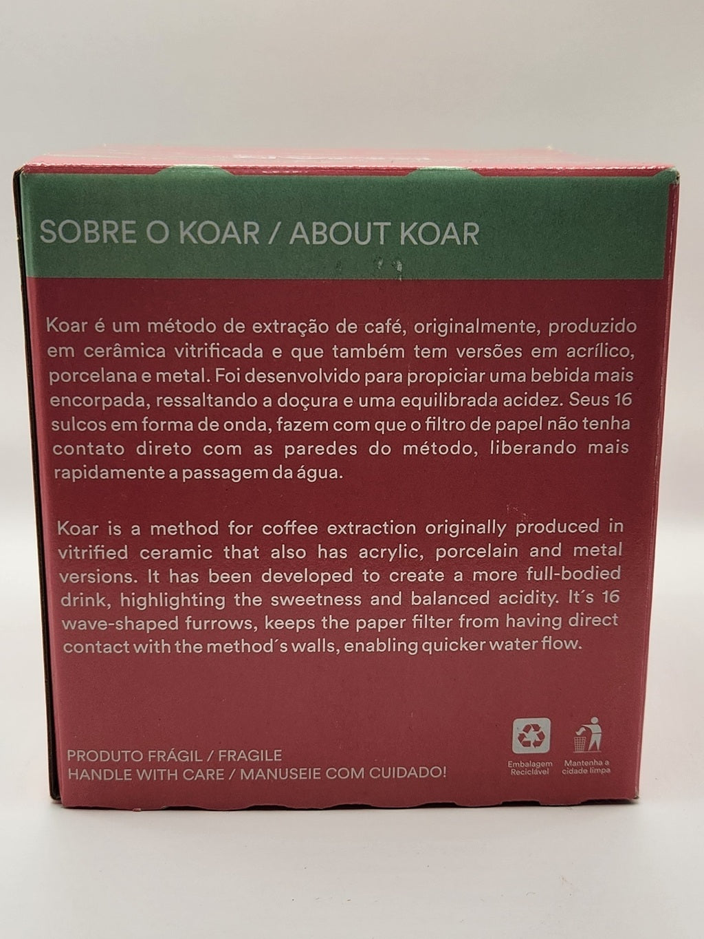 Método Koar cerâmica lilás e azul