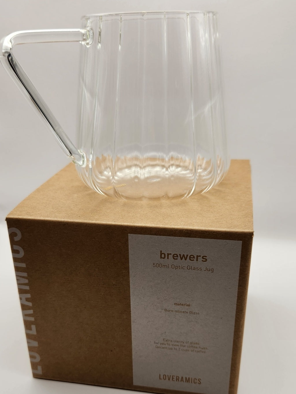 Jarra Optic Glass Loveramics 500ml