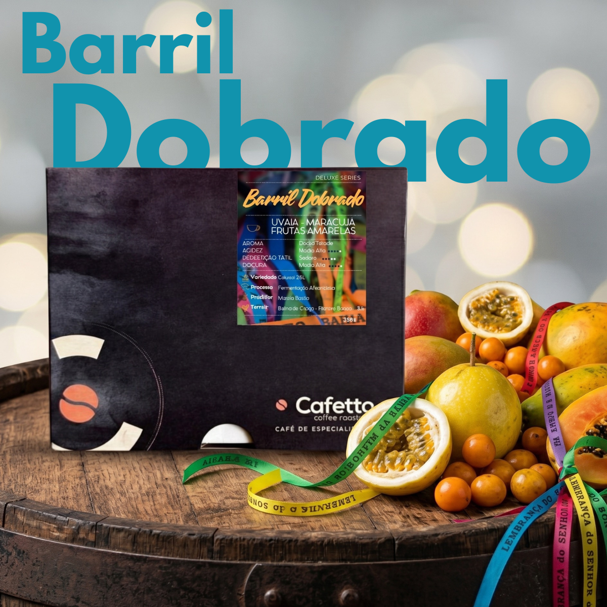 Café especial Barril Dobrado Cafetto 250g em grãos