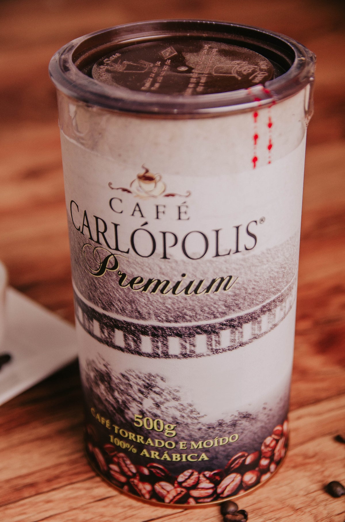 Café Carlópolis Premium 500g Lata em grãos