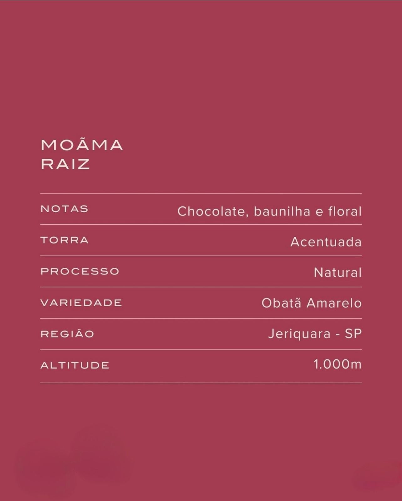 Café Moãma Raiz Moído 500g
