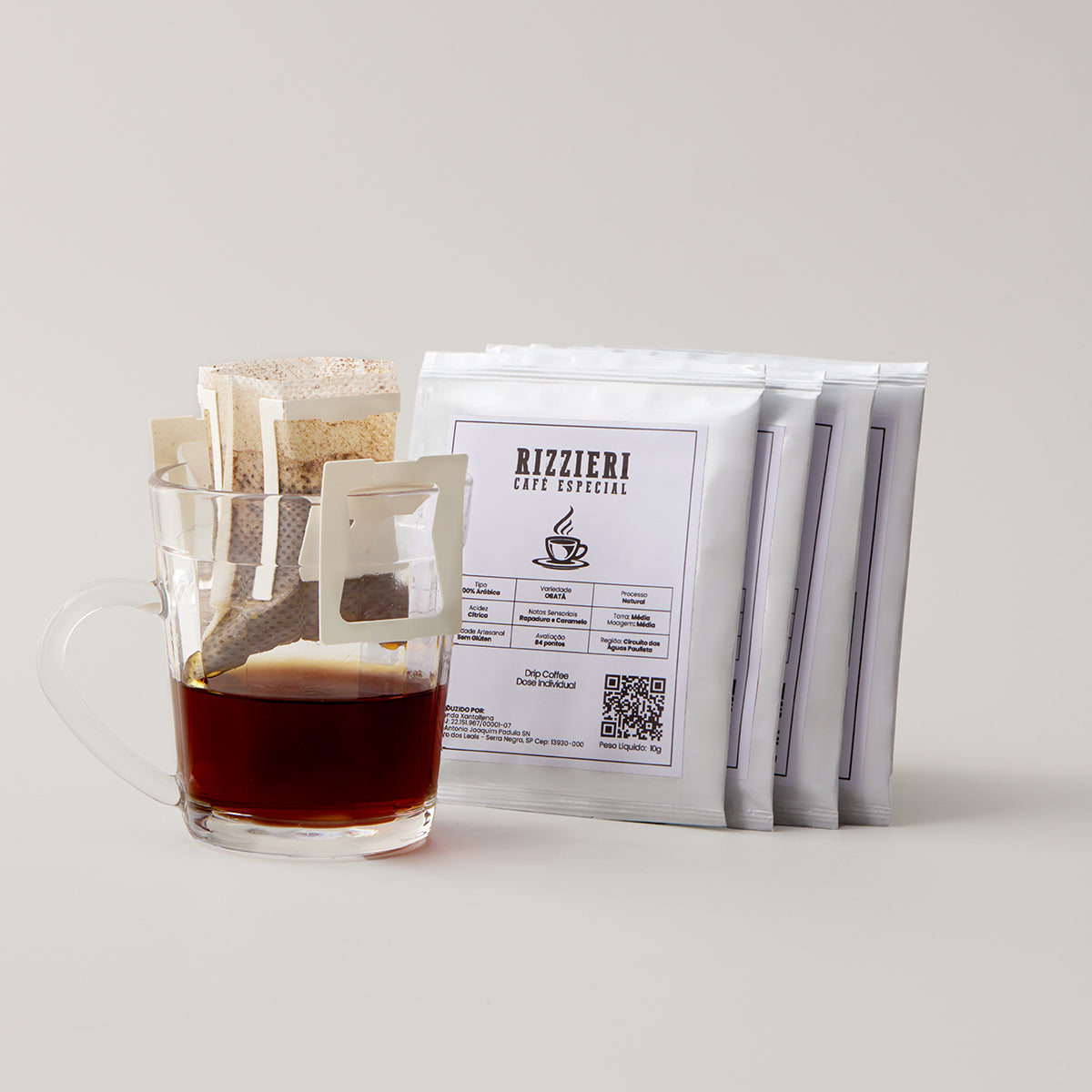 Café Obatã Dripp Coffe 10un Caramelo e Rapadura Rizzieri Café
