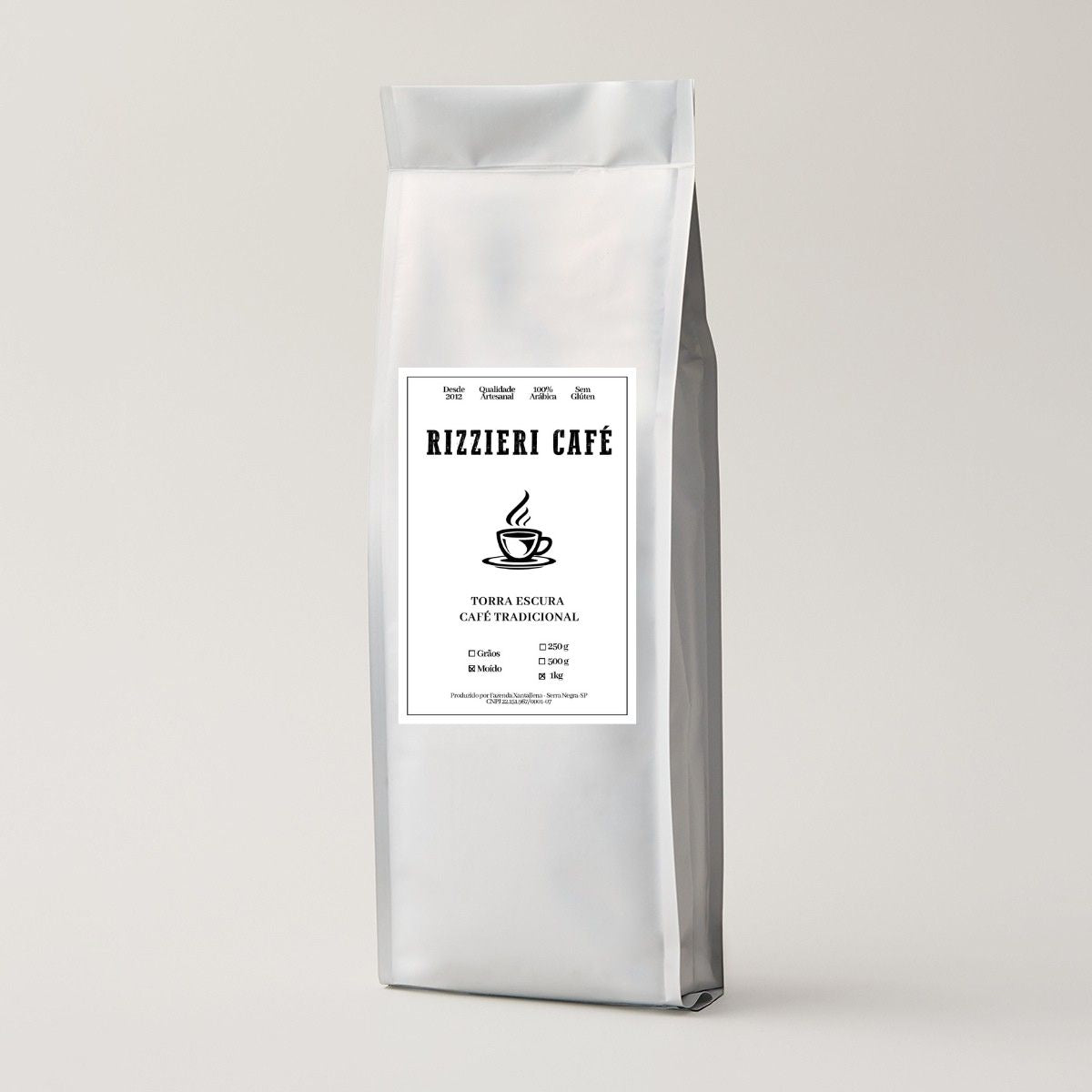 Café Tradicional Moido 1kg Rizzieri Café