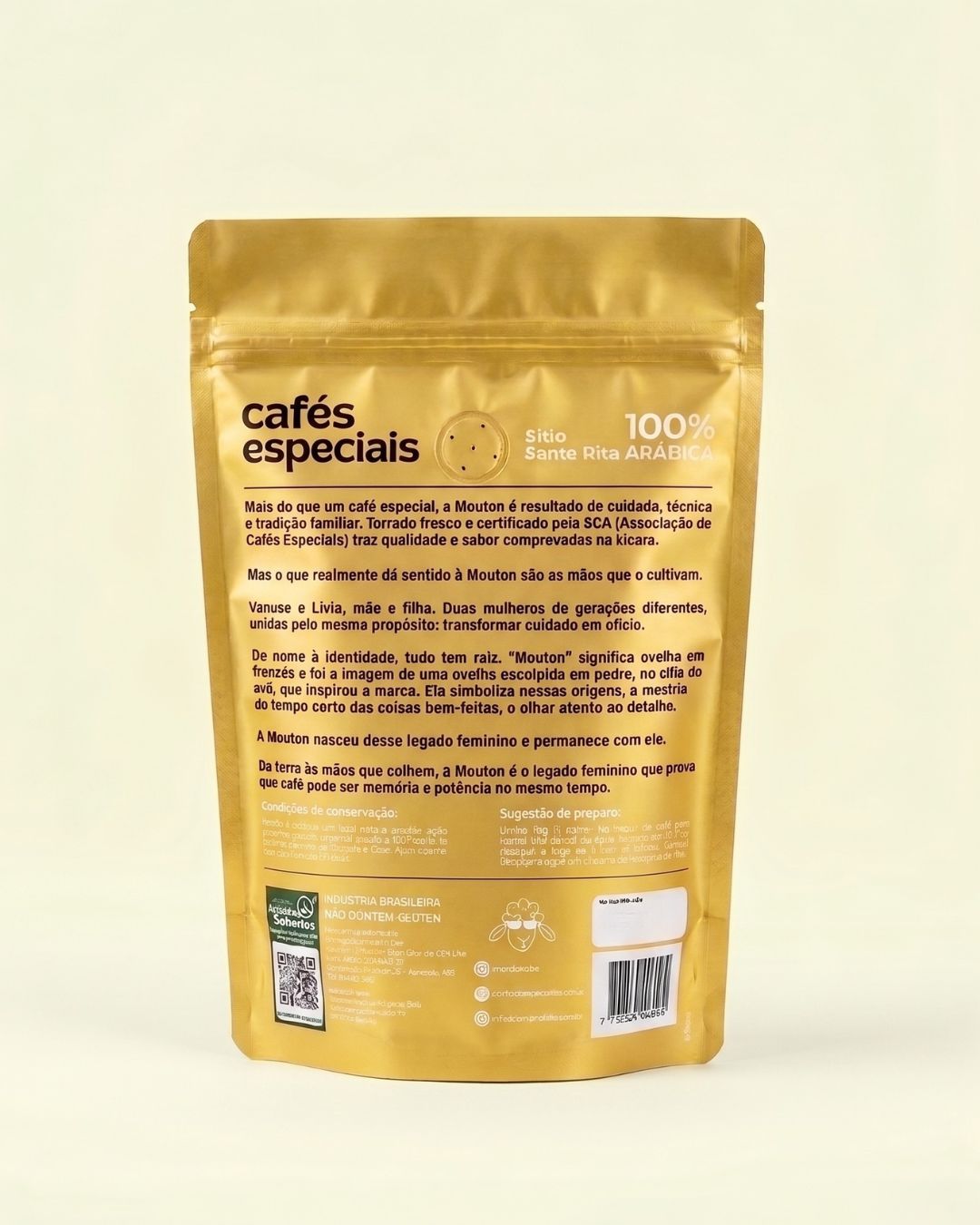 Café Especial Moído Mouton Cafés 250g