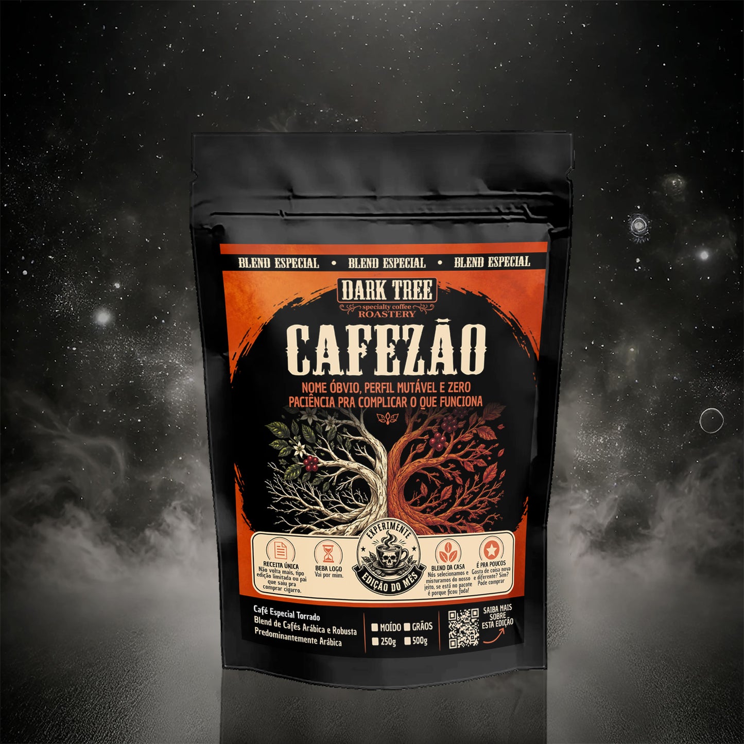 Cafezão Especial Blend do mês Dark Tree Roastery Em Grãos ou Moído
