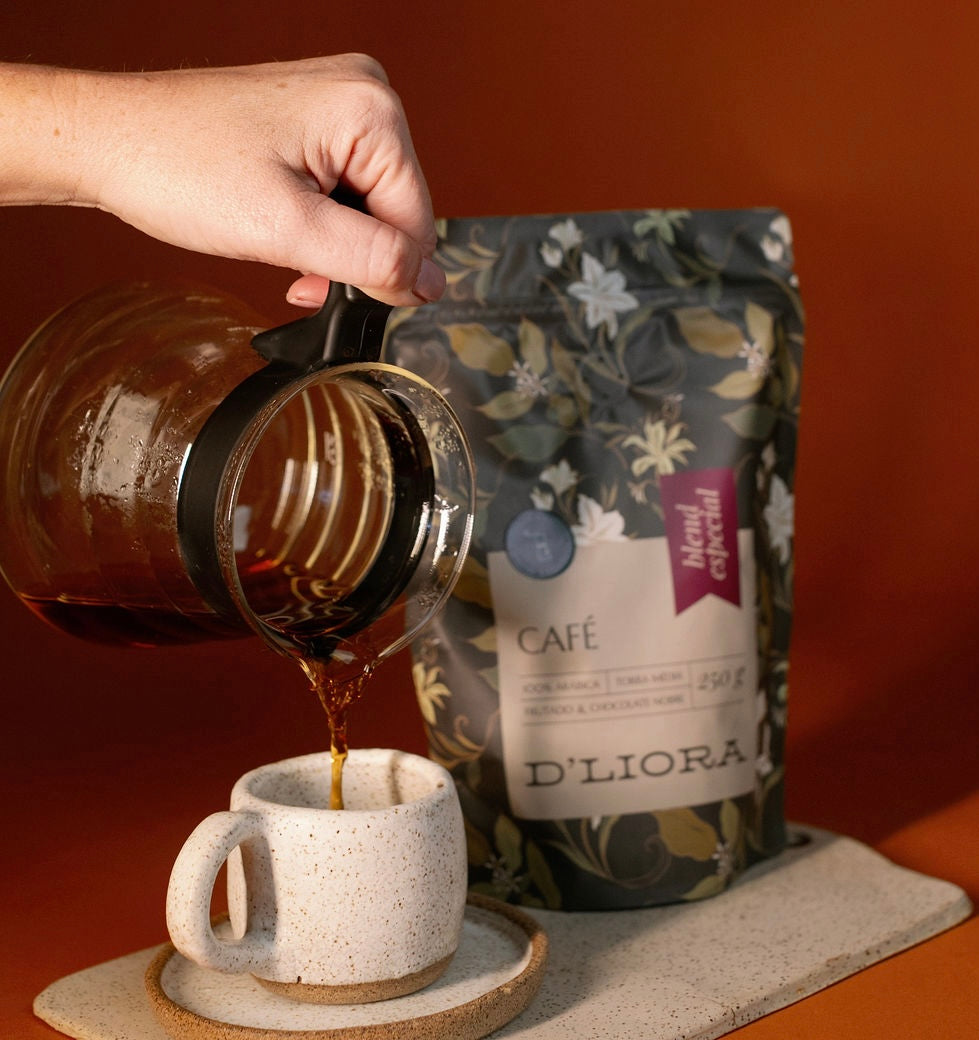 Kit 4 cafés moídos 250g linha origem blend especial D'Liora Cafés