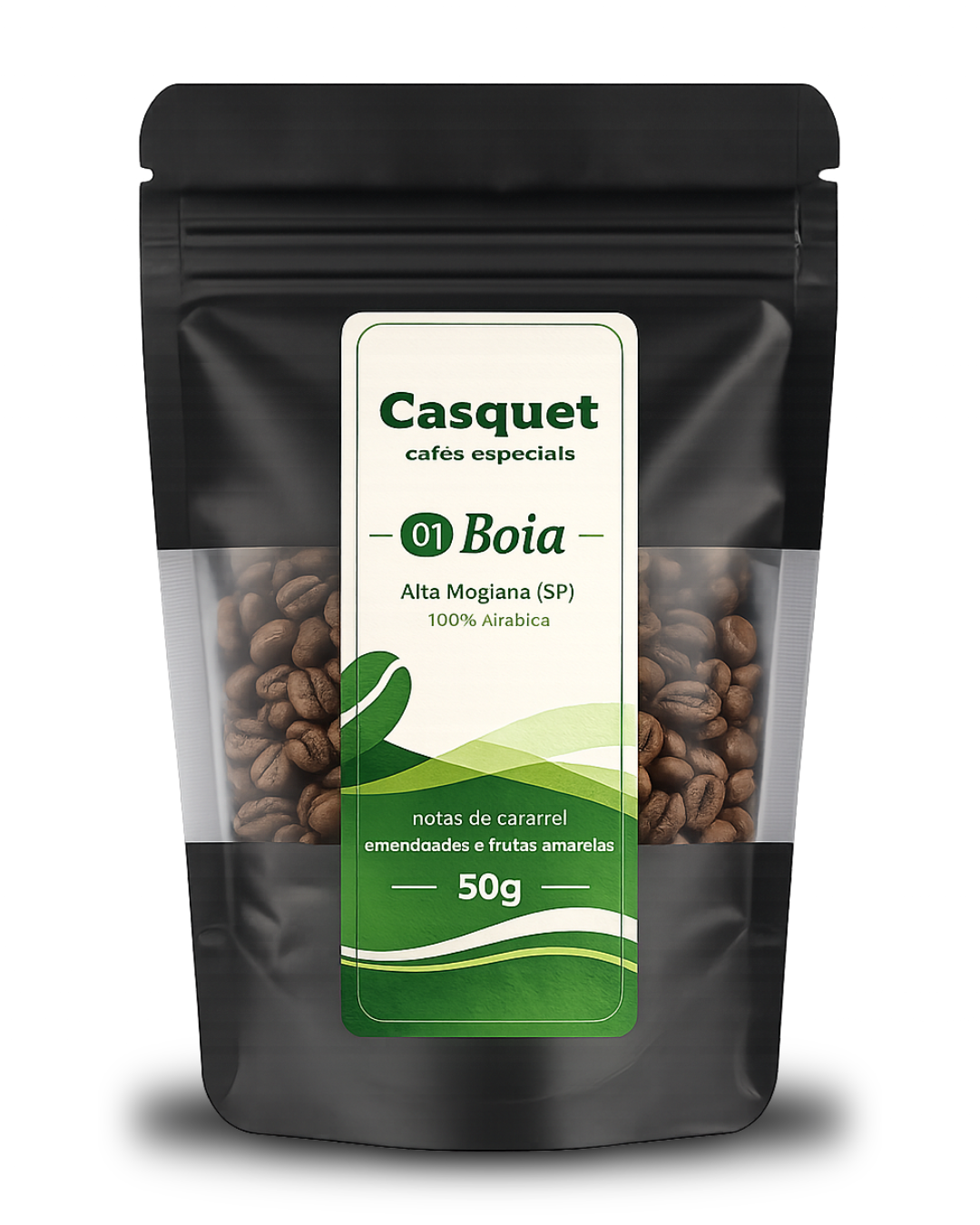 Café Especial Casquet Boia 50g Degustação | Café Especial 100% Arábica Alta Mogiana | Torra Média