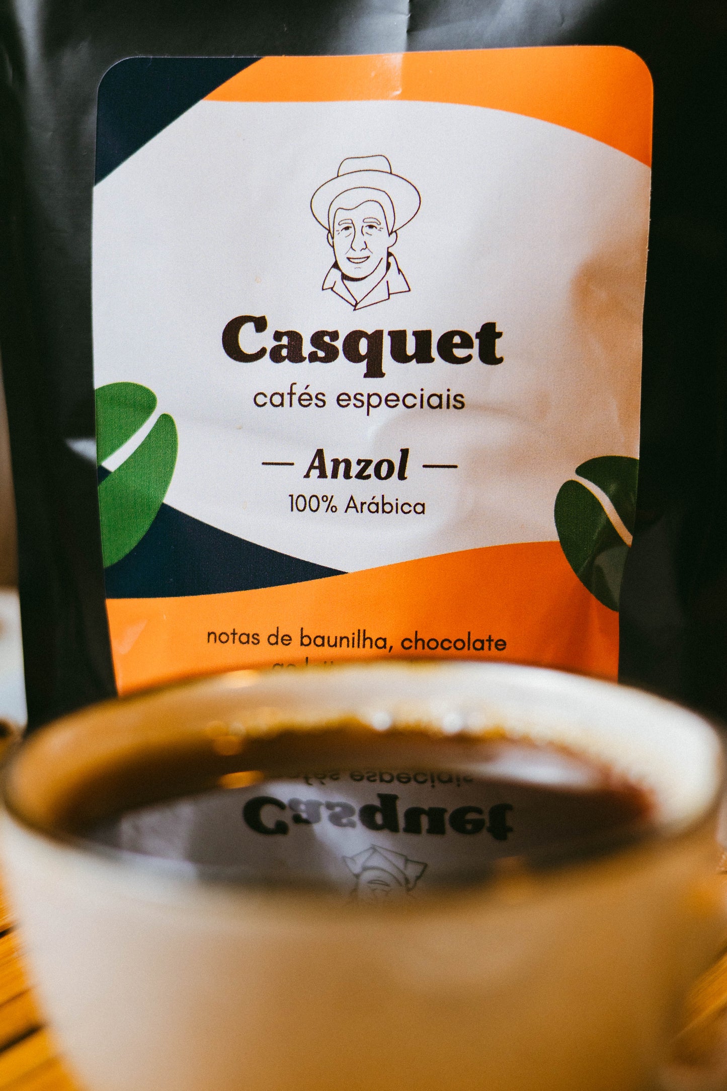 Café Especial 100% Arábica 84+ Pontos 250g | Casquet Anzol Torrado em Grãos