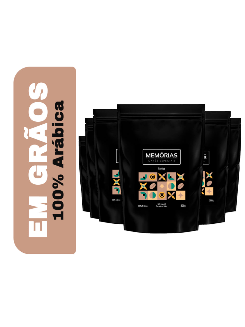 Memórias Cafés Especiais Kit 6 Café Especial Grãos 3 Kg