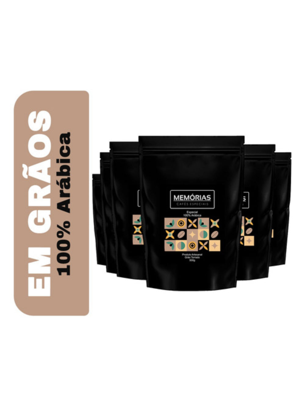 Memórias Cafés Especiais Kit 6 Café Especial Grãos 3 Kg