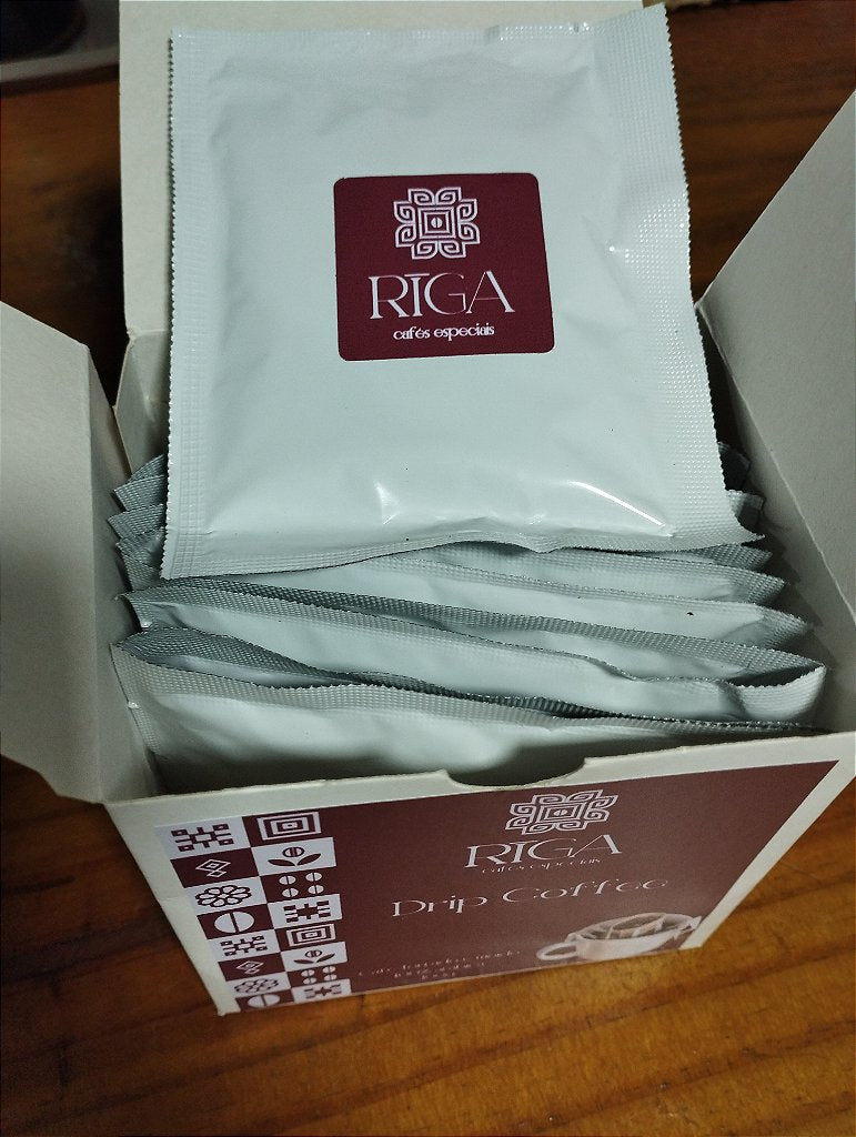 Drip Coffee Riga caixa com 10 unidades de 10g cada