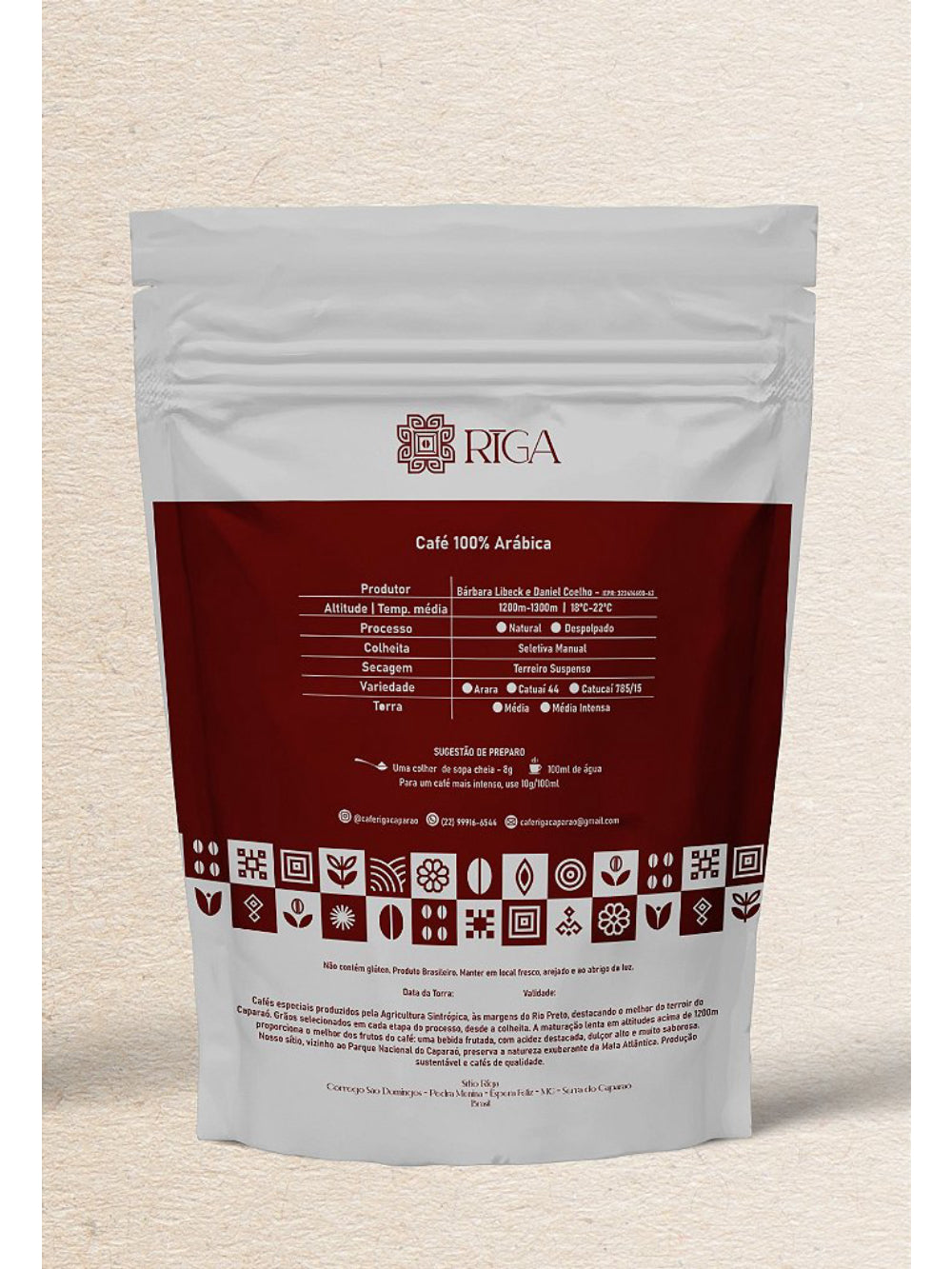 Café Rīga Chocolate ao Leite - Grãos