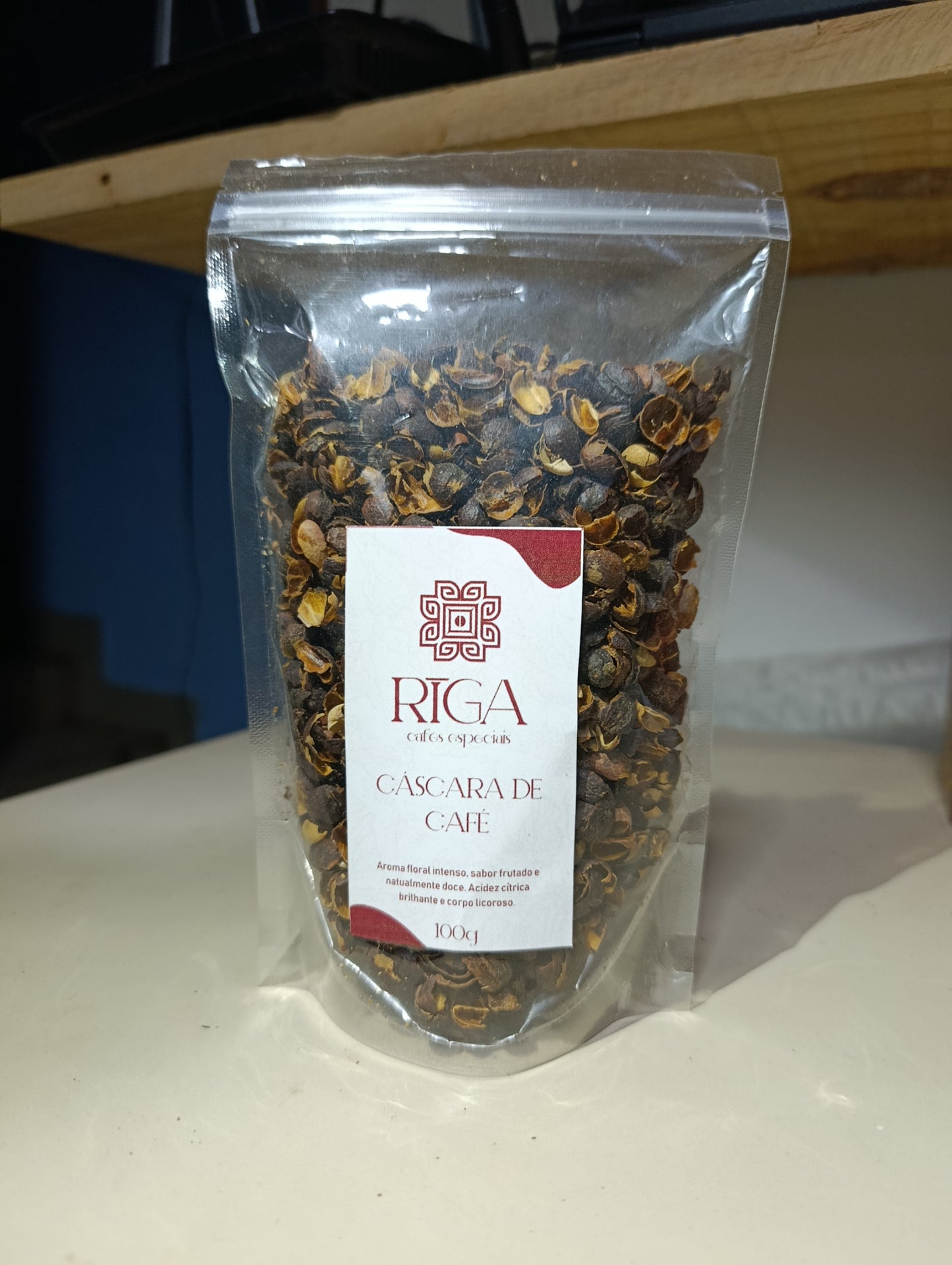 Cáscara de café Riga ZERO agrotóxicos 100 gramas