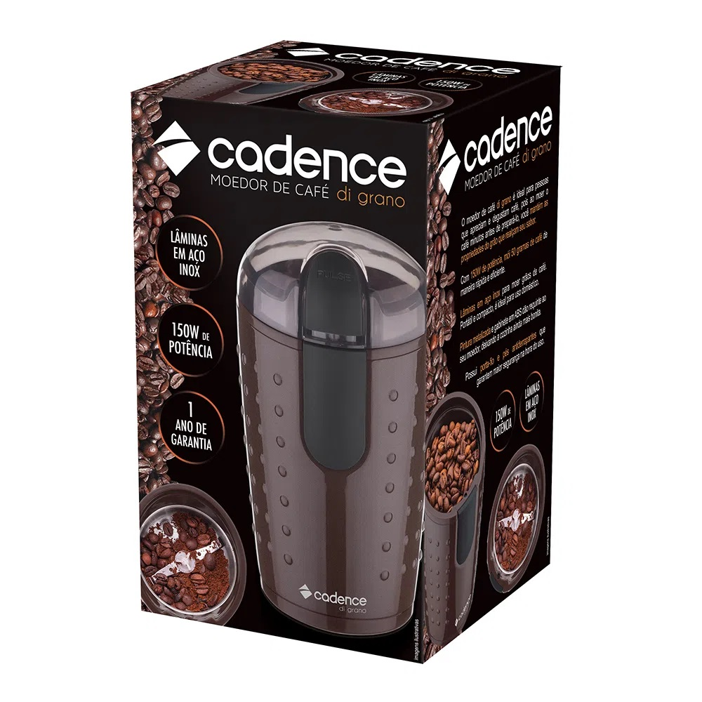 Moedor De Café Cadence Elétrico GRÃOS ERVAS Automático