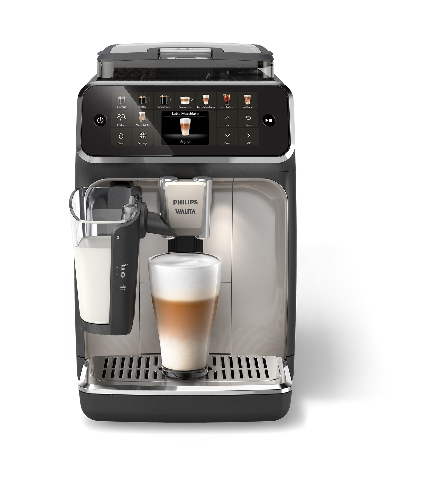 Maquina Cafeteira Philips Walita Expresso Italiana Super Automática 4400 Serie Latte 12 Bebidas