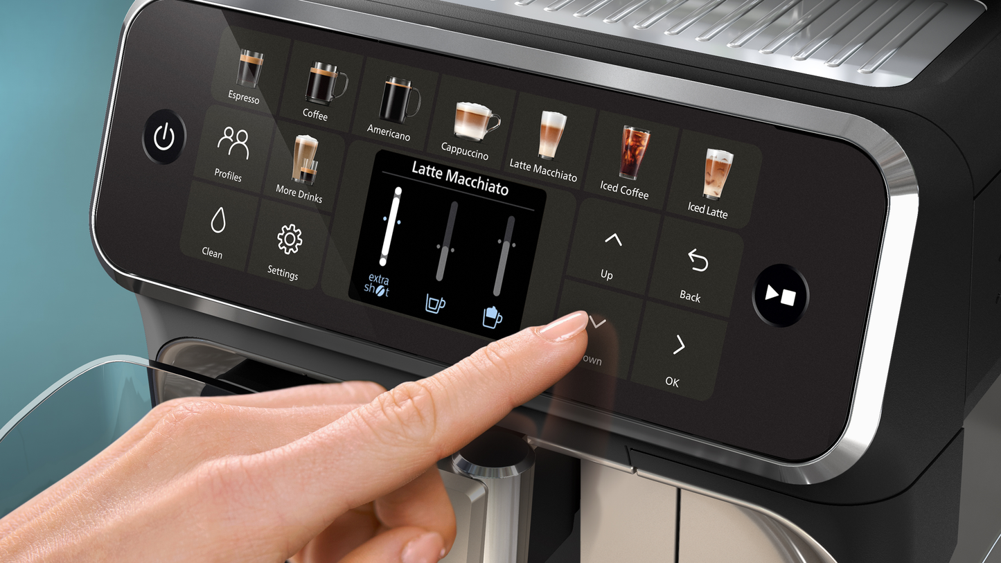 Maquina Cafeteira Philips Walita Expresso Italiana Super Automática 4400 Serie Latte 12 Bebidas