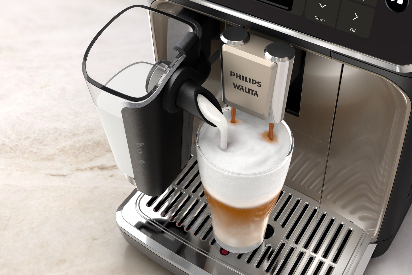 Maquina Cafeteira Philips Walita Expresso Italiana Super Automática 4400 Serie Latte 12 Bebidas