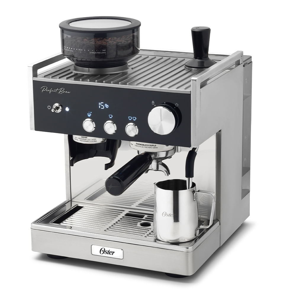Máquina Cafeteira Espresso Manual Oster Perfect Brew Máxima