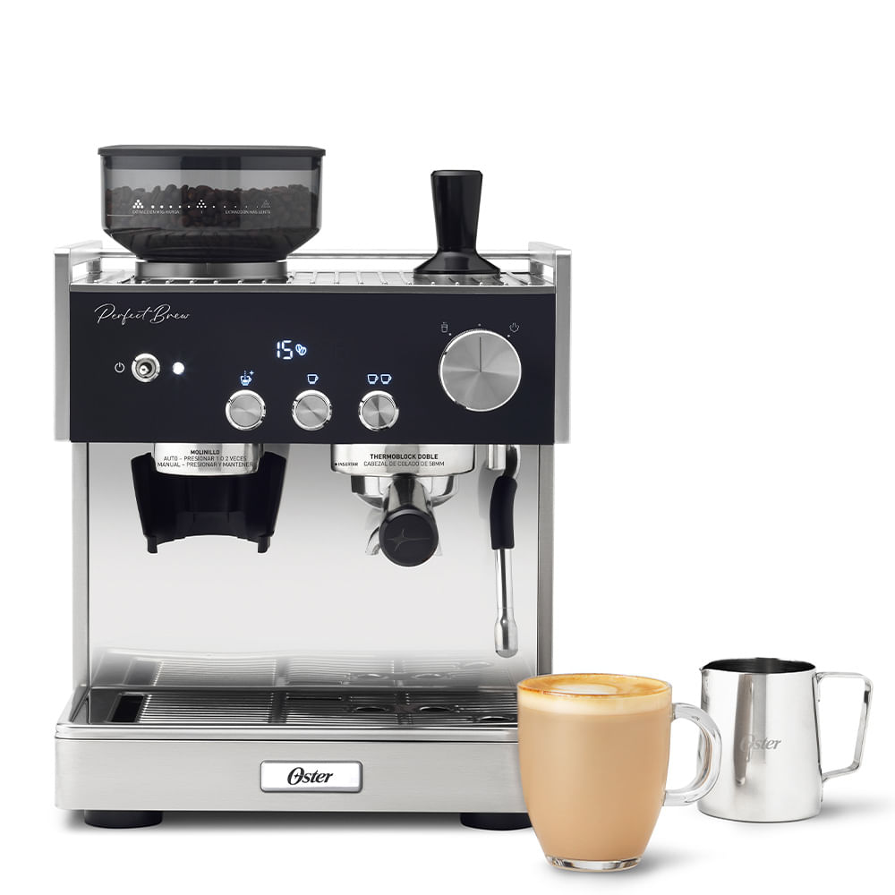 Máquina Cafeteira Espresso Manual Oster Perfect Brew Máxima