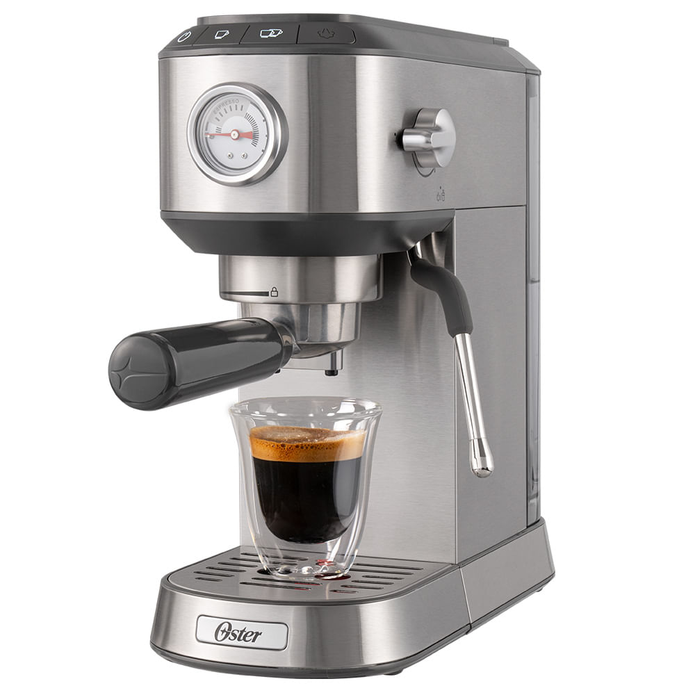 Maquina de Café Manual Espresso Oster Compacta Perfect Brew