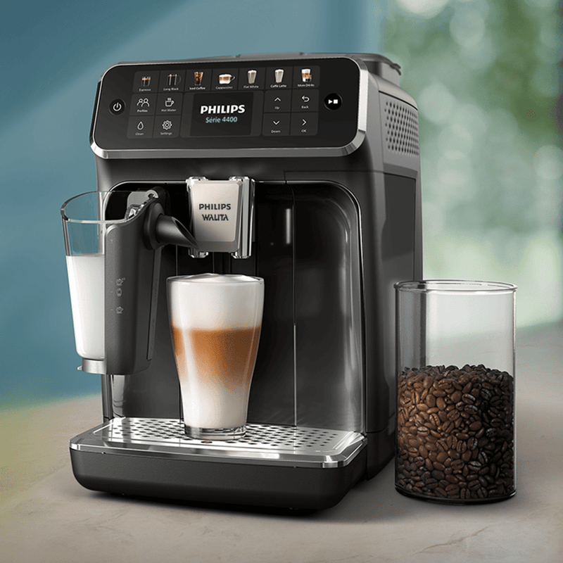 Maquina Cafeteira Philips Walita Expresso Italiana Super Automática 4400 Serie Latte 12 Bebidas